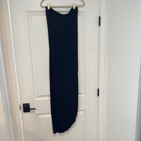 Casual Black strapless Maxi Dress - Picture 1 of 1